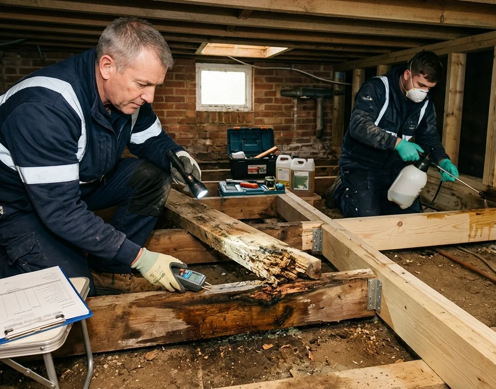 Wet Rot Treatment Hertfordshire: Survey Reports and Timber Protection Solutions
